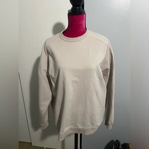 Still by hand beige sweatshirt 1 medium
